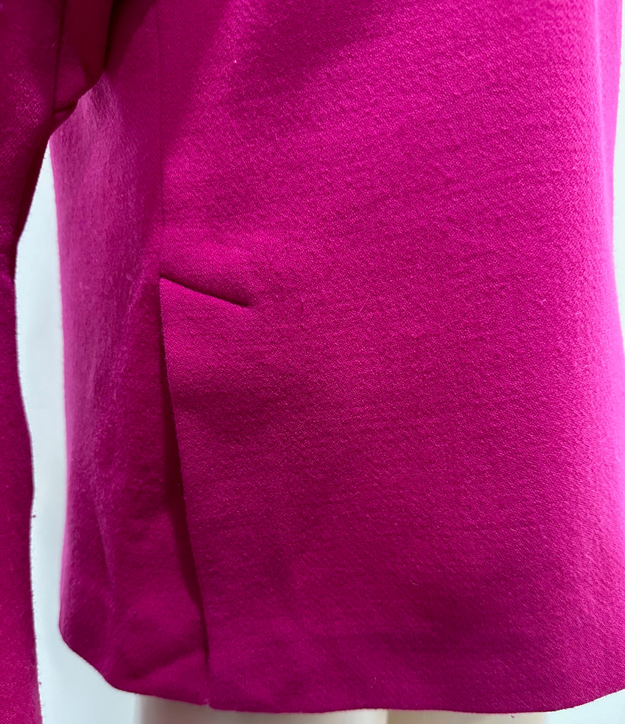 MARNI Hot Pink Wool Blend Crew Neck Long Sleeve Jumper Sweater Top FR38 UK10