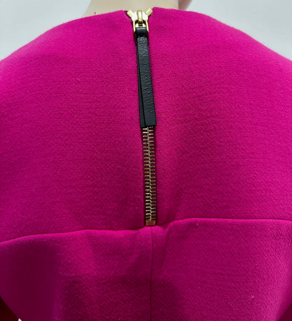 MARNI Hot Pink Wool Blend Crew Neck Long Sleeve Jumper Sweater Top FR38 UK10