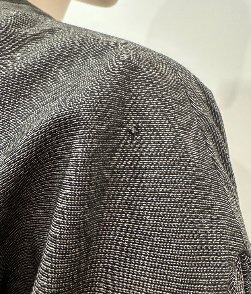 TOPSHOP BOUTIQUE Brown & Grey Long Length Lined Trench Jacket Coat EU 34 UK 6