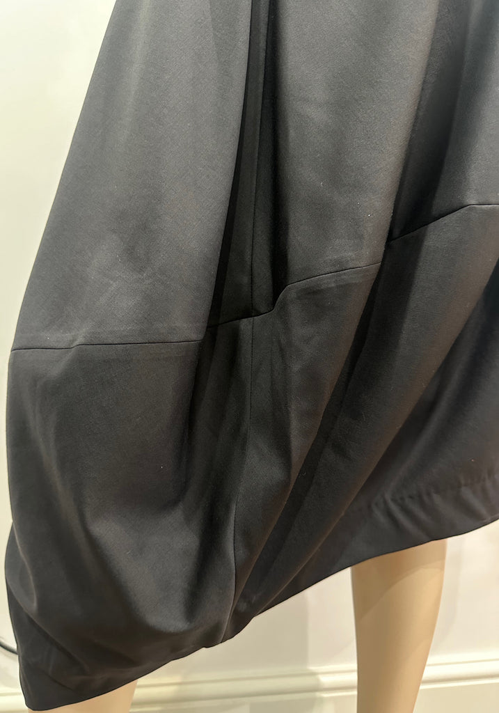 COS Women's Black Wool Lined Midi Skirt EU34 UK6