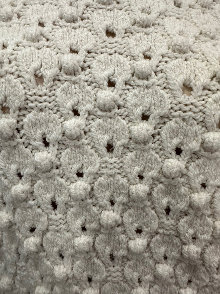 ZARA Women's Cream Round Neck Long Sleeve Chunky Knit Jumper Sweater Top M