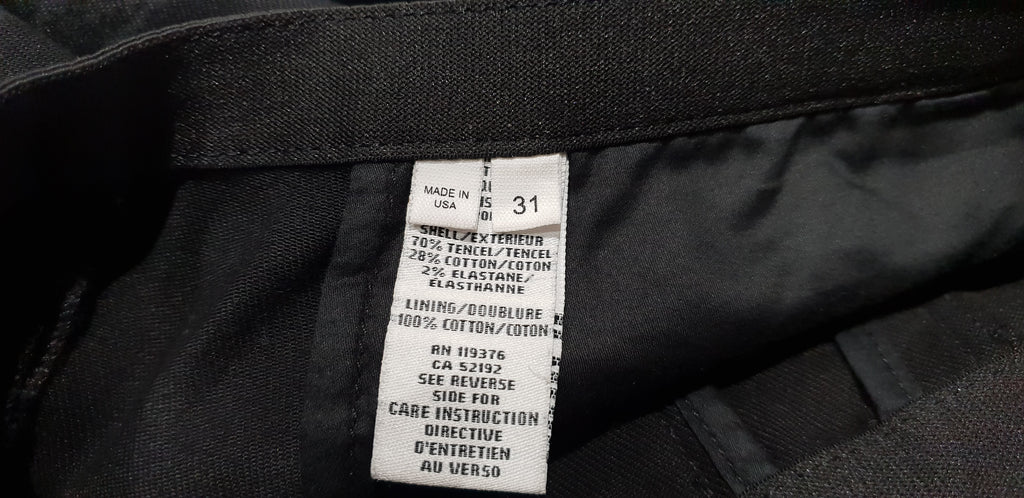 HELMUT LANG Black Charcoal Grey Cotton Bend Abstract Print Crop Trousers Pants