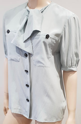 ARMANI EXCHANGE Beige & Brown Cotton Blend Sleeveless Knitted Vest Top Sz:M