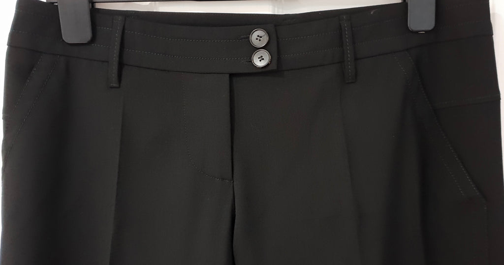 BUI DE BARBARA BUI Women's Black Straight Leg Formal Trousers Pants FR40 UK12
