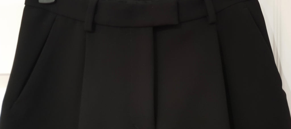 3.1 PHILLIP LIM Women's Black Perforated Hemline Formal Lined Shorts US2 UK6