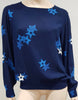 SEE BY CHLOE Blue Star Print Long Sleeve Blouse Top Elastic Waist Trousers UK12