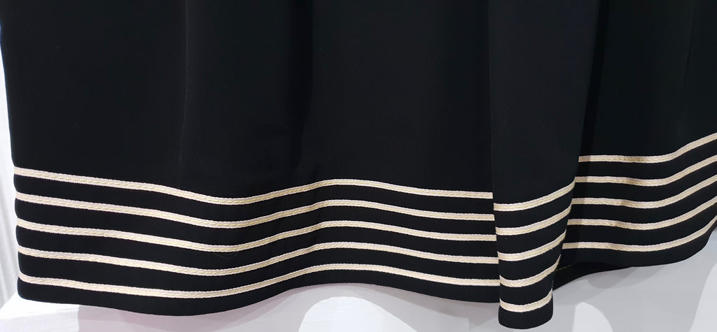 ROKSANDA Black Cotton Blend Wide Flare Leg Culottes Trousers Pants UK10 BNWT