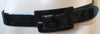 RALPH LAUREN Made In Italy Black Patent Leather Buckle Fastened Belt Sz:L