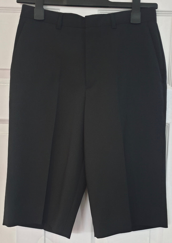 VIKTOR & ROLF Women's Black 100% Mohair Long Length Formal Shorts FR38 UK10