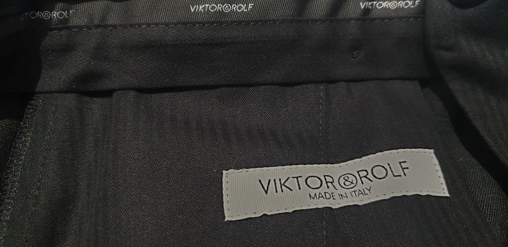 VIKTOR & ROLF Women's Black 100% Mohair Long Length Formal Shorts FR38 UK10