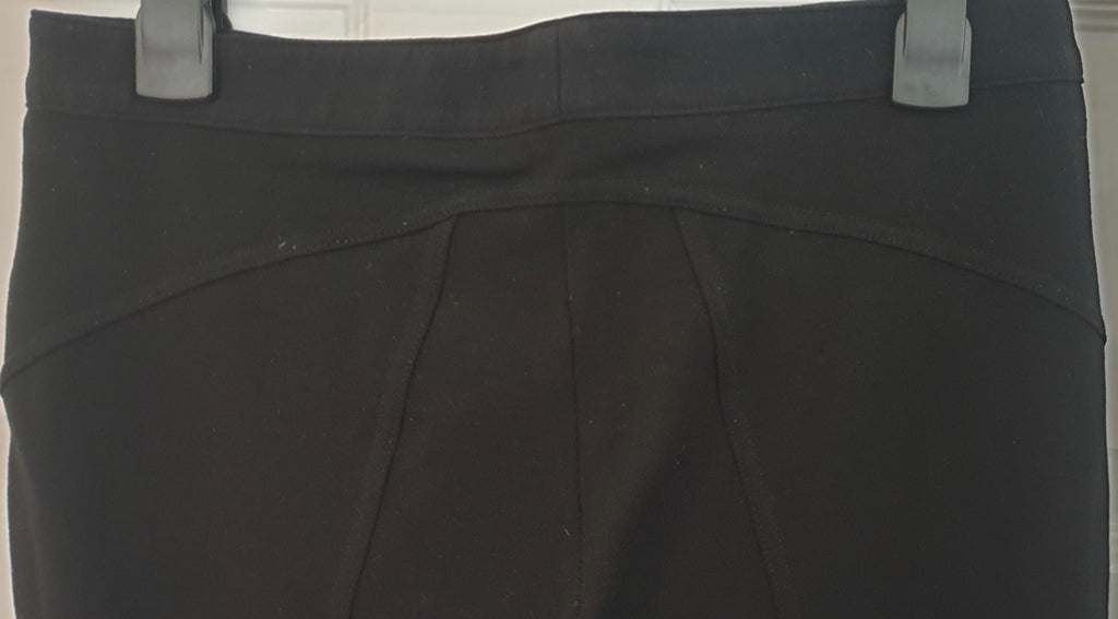BARBARA BUI Black Skinny Slim Zipper Ankle Leggings Jeggings Pants 38 UK10