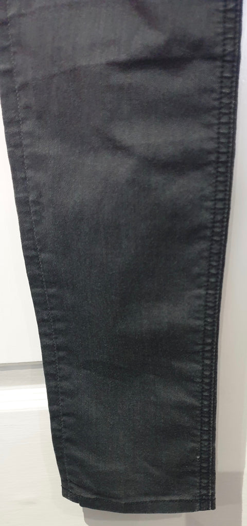 RAG & BONE Charcoal Grey Cotton Blend Distressed Skinny Jeans Trousers Pants 30