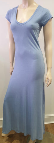 ACNE STUDIOS Navy Blue Round Neck Long Sleeve Fine Knit Short Jumper Dress S