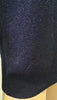 ZADIG & VOLTAIRE DELUXE Midnight Navy KANSY Glitter Open Rear Jumper Sweater M