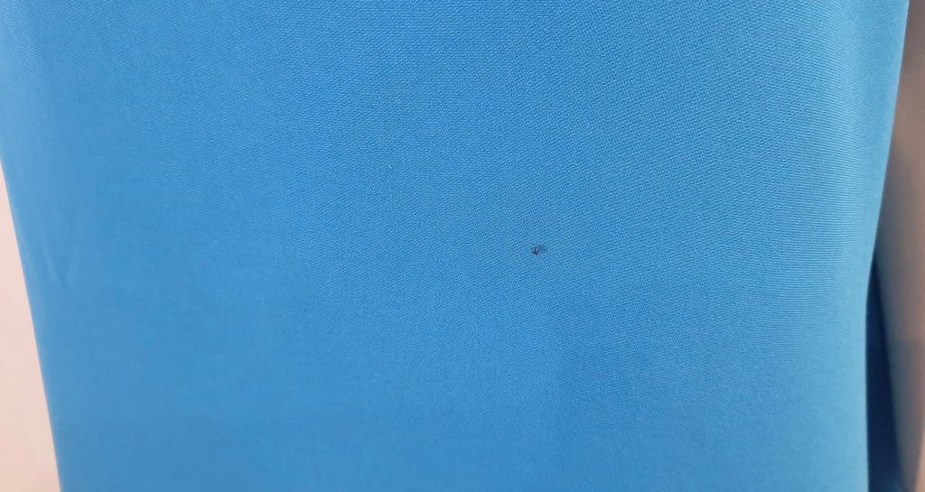 DIANE VON FURSTENBERG Royal Blue KORA V Neck Short Sleeve Tunic Smock Dress