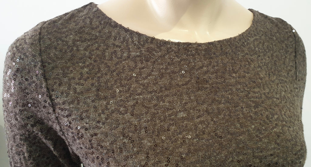 ALICE & OLIVIA Olive Green Sequin Embellished Sheer Panel Bodycon Evening Dress