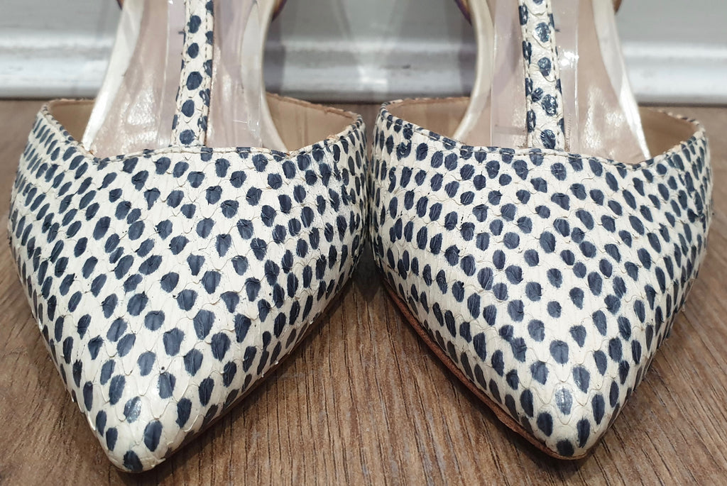 NICHOLAS KIRKWOOD Women's Multi-Colour T-Bar Stiletto Heel Sandals Shoes 36 UK3