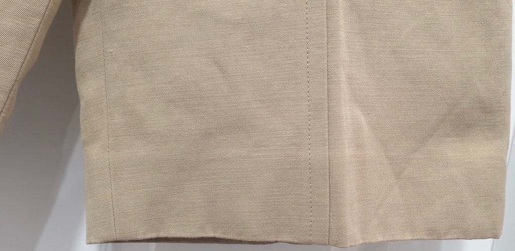 CHLOE Women's Beige Woven Waistband Casual Summer Shorts M/L