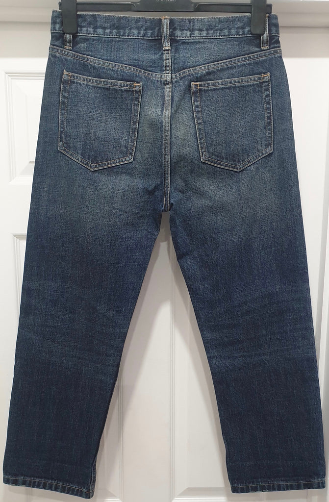 MARC BY MARC JACOBS Blue Denim ANNIE Low Rise BOYFRIEND CROP Jeans Pants 25