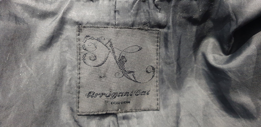 ARROGANT CAT Charcoal Grey Wool Blend Double Breasted Lined Blazer Jacket XS