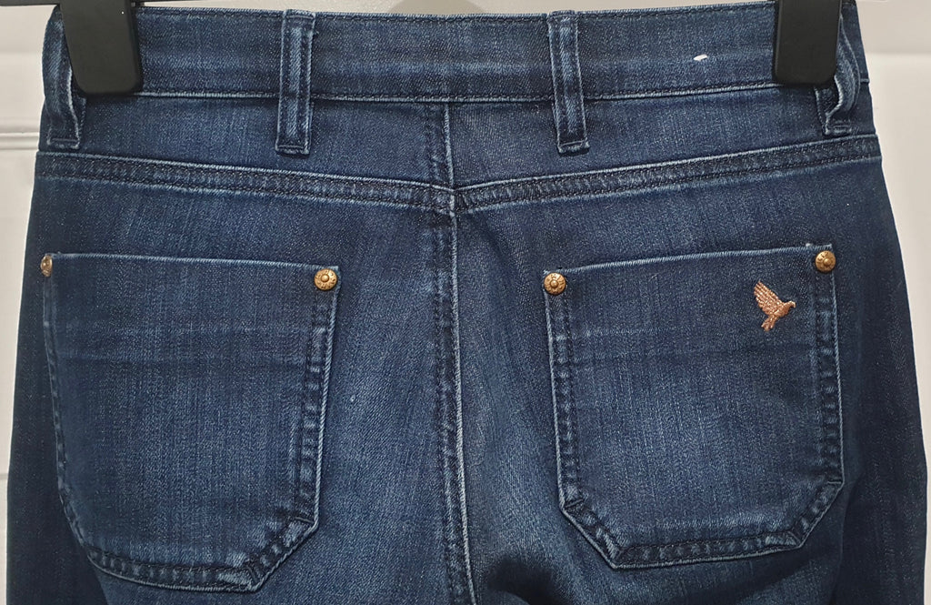 MIH ELLSWORTH Blue Cotton Stretch High Rise Skinny Leg Jeans Pants 24 BNWT