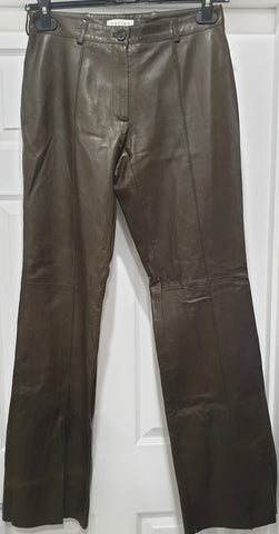 BARBARA BUI Women's Black Wool Stretch Formal Trousers Pants FR38 UK10