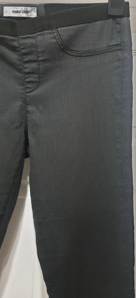 HELMUT LANG Charcoal Grey Cotton Blend Skinny Jeans Jeggings Trousers Pants 29
