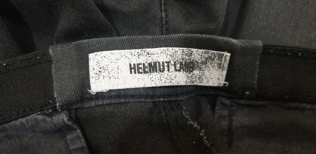 HELMUT LANG Charcoal Grey Cotton Blend Skinny Jeans Jeggings Trousers Pants 29