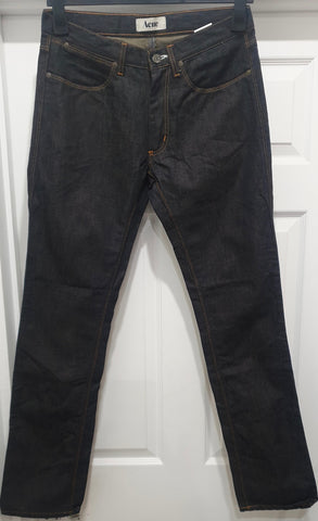 J BRAND Black AGNES STEALTH Cotton Blend Coated Slim Leg Skinny Jeans Pants 27