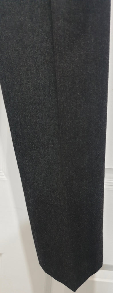 MIU MIU Women's Virgin Wool Formal Slim Tapered Leg Trousers Pants 44 UK12