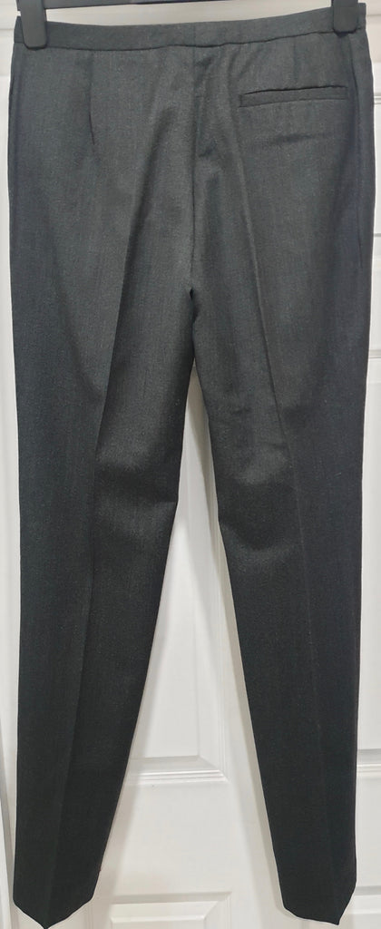 MIU MIU Women's Virgin Wool Formal Slim Tapered Leg Trousers Pants 44 UK12