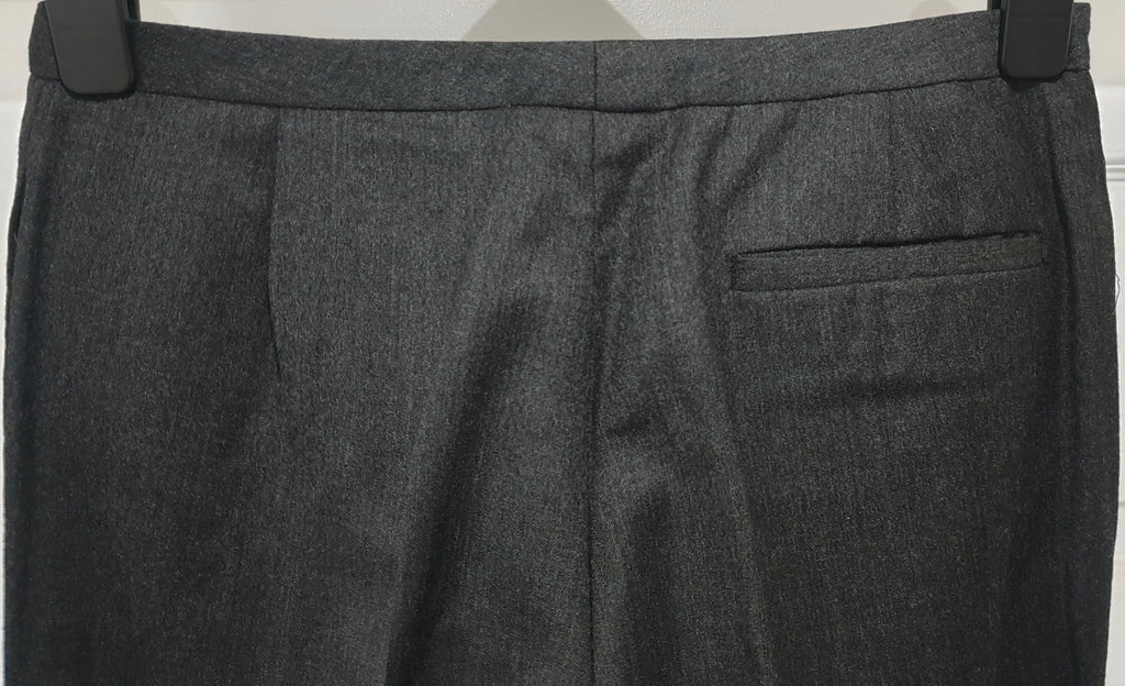 MIU MIU Women's Virgin Wool Formal Slim Tapered Leg Trousers Pants 44 UK12