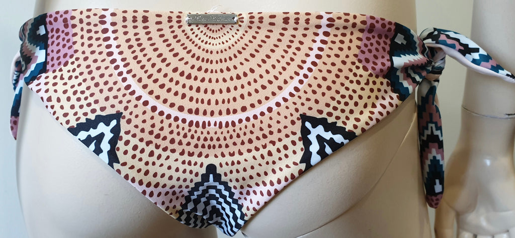 MARA HOFFMAN Multi Colour Printed 2PC Swimwear Halter Neck Bikini Top & Briefs