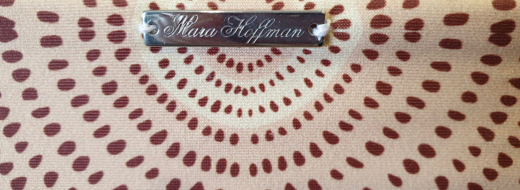 MARA HOFFMAN Multi Colour Printed 2PC Swimwear Halter Neck Bikini Top & Briefs