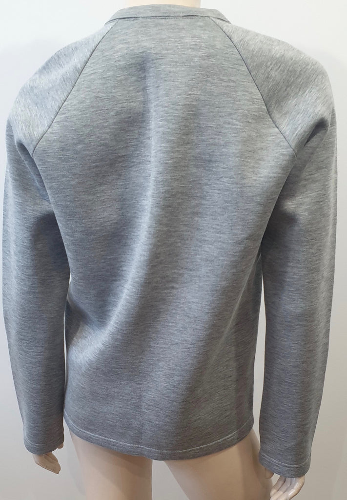 MARKUS LUPFER Grey & Multi Colour Woodland Floral Sweater Sweatshirt Top M/L