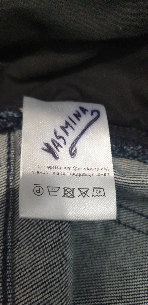 SONIA RYKIEL Dark Blue Cotton Stretch Short Mini Casual Denim Skirt 36 UK8