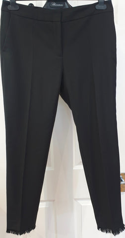 BUI DE BARBARA BUI Women's Black Straight Leg Formal Trousers Pants FR40 UK12