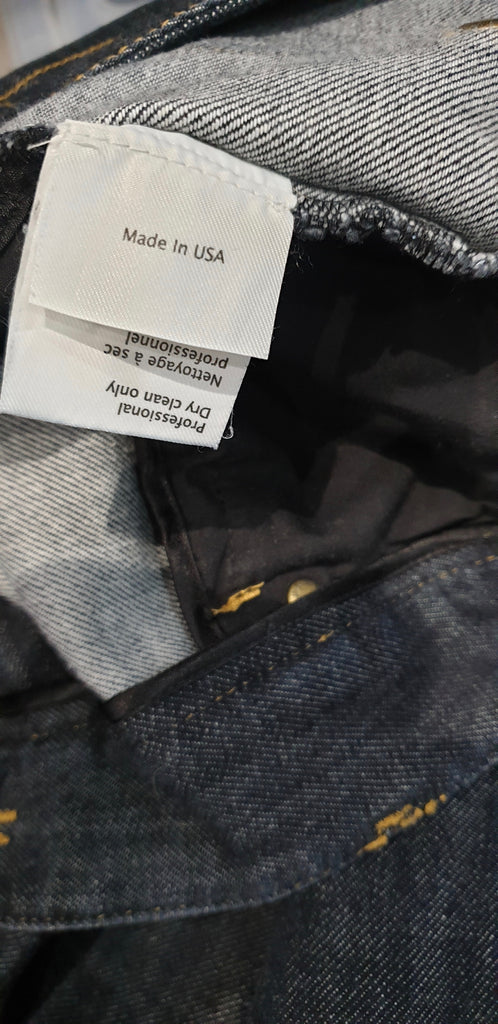 3.1 PHILLIP LIM Blue Cotton Stretch Denim Slim Straight Leg Jeans Trousers Pants