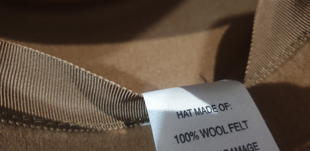 WALTER WRIGHT Caramel Brown Wool Felt Ribbon Bow Formal Pillar Box Hat NEW!