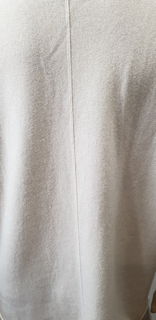 BAMFORD ENGLAND Cream Cashmere Wide Slouchy Knit Jumper Sweater Top XS