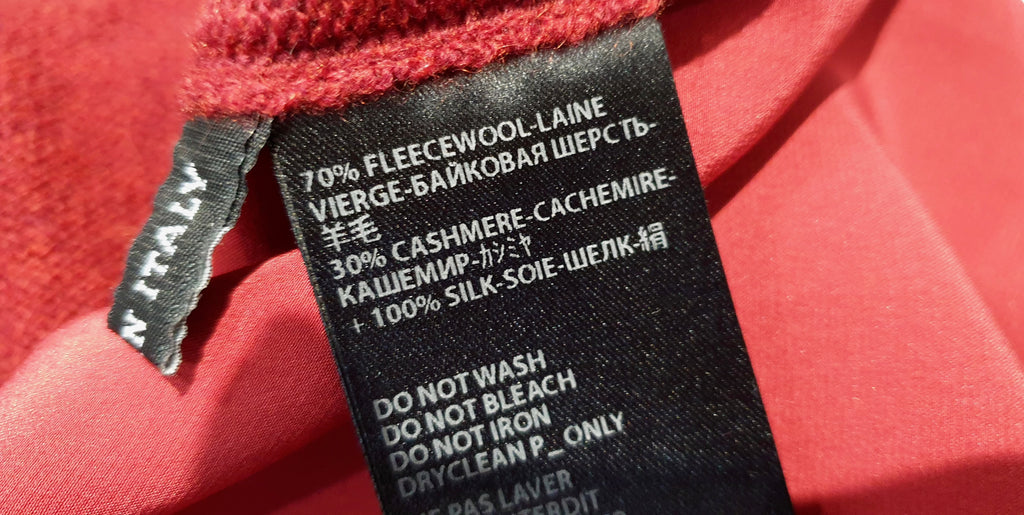 HAIDER ACKERMANN Burgundy Red Wool Cashmere Silk Oversized Jumper Sweater