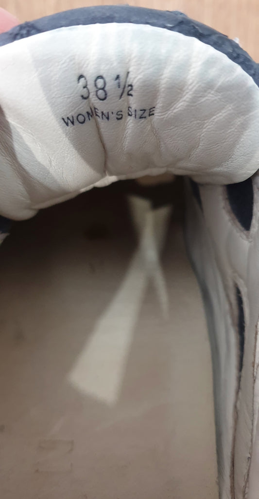 HOGAN INTERACTIVE Grey Suede Leather Animal Print Sneakers Trainers 38.5 UK5.5