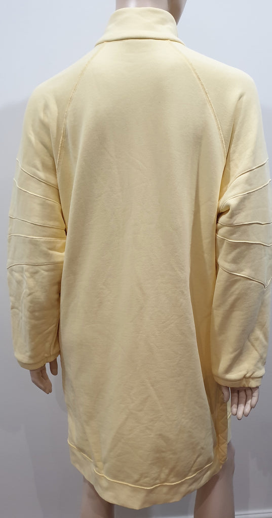 EQT EQUIPMENT ADIDAS Pale Yellow Long Length Zipper Sweater Sweatshirt Top 10