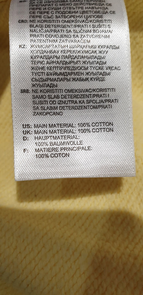 EQT EQUIPMENT ADIDAS Pale Yellow Long Length Zipper Sweater Sweatshirt Top 10