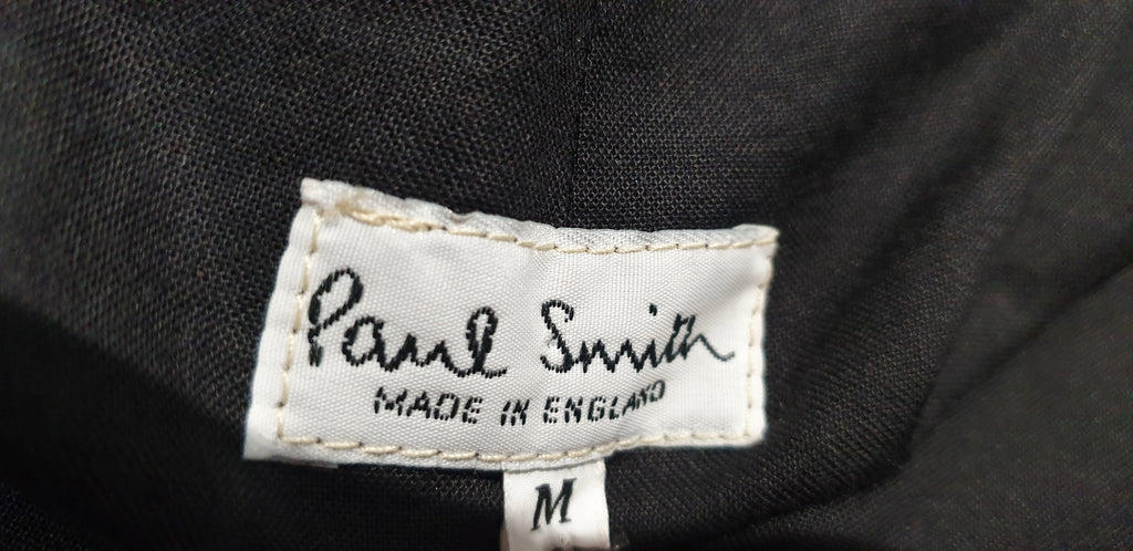 PAUL SMITH Made In England Menswear Black Multicolour Abstract Print Waistcoat M