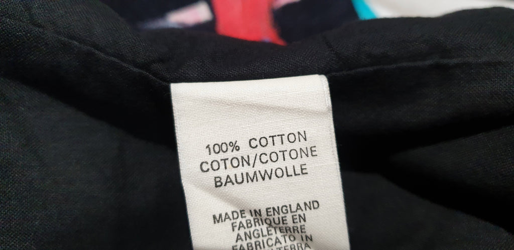 PAUL SMITH Made In England Menswear Black Multicolour Abstract Print Waistcoat M