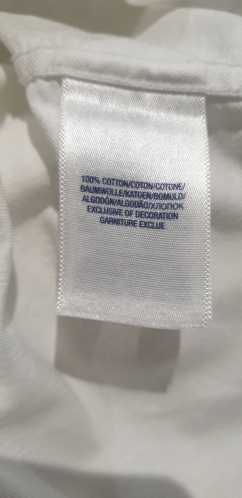 POLO RALPH LAUREN Boy's White Cotton Collared Branded Long Sleeve Formal Shirt