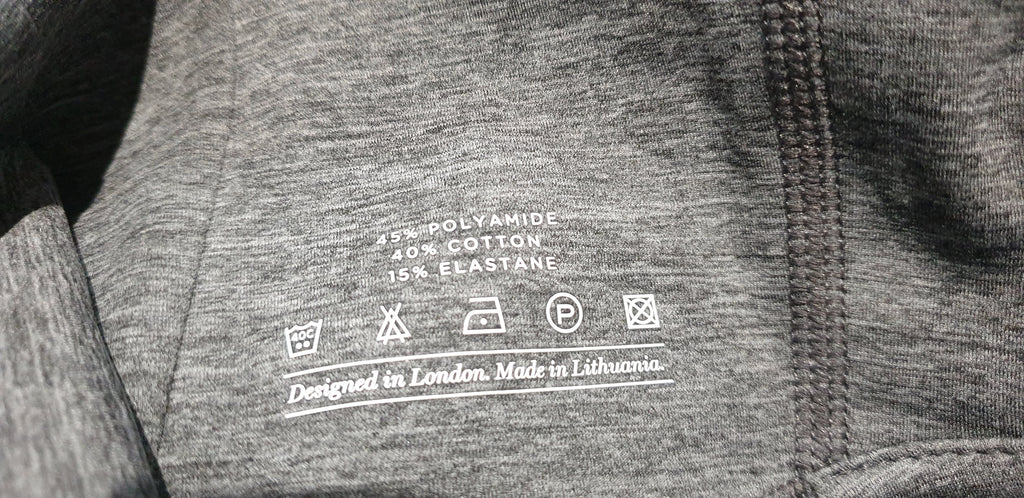 SILOU Dark Heather Grey Open Back Sleeveless Activewear Jumpsuit Bodysuit M