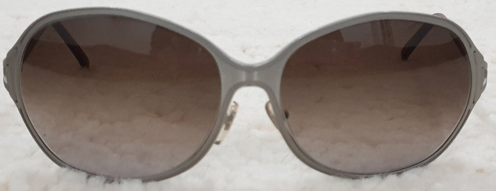 MARNI Women's Grey Metallic & Brown MA0485/S Circular Round Eye Sunglasses