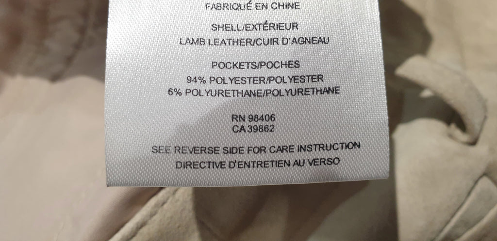 THEORY Beige Cream Super Soft Suede Wide Leg Crop Capri Trousers Pants 6 UK10